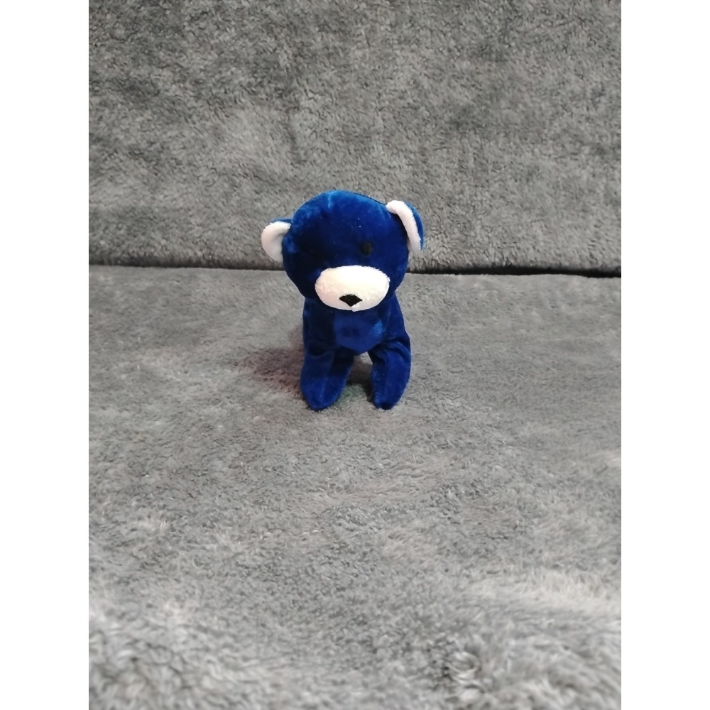 Dark Navy Blue Bear Kellytoys Plushed Stuffed Animal 9"